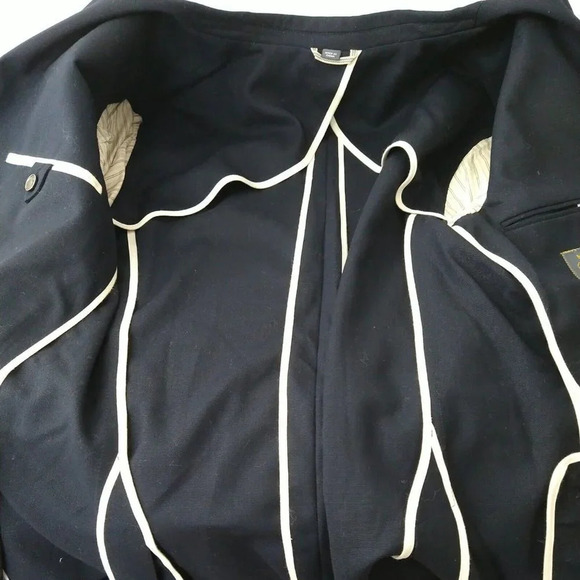 Wallin Bros Wool Blazer Sports Jacket Two Button Men Size 42 L Blue - Picture 10 of 10